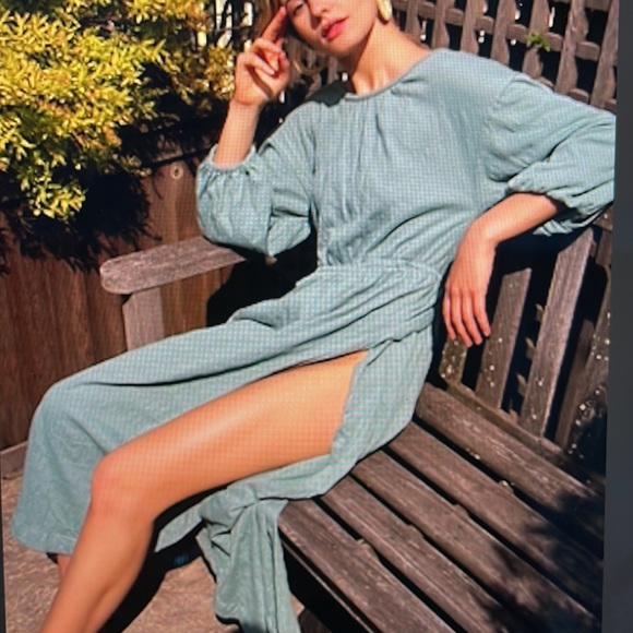 Free People Seasons In The Sea Midi Dress - Picture 1 of 8